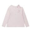 Versatile Casual Lace-Up Long-Sleeve Top — Pink